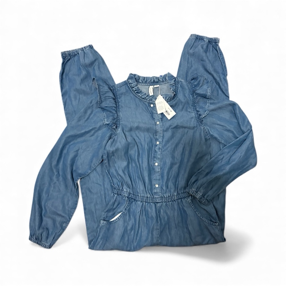 Janie and Jack Blue Denim jumpsuit